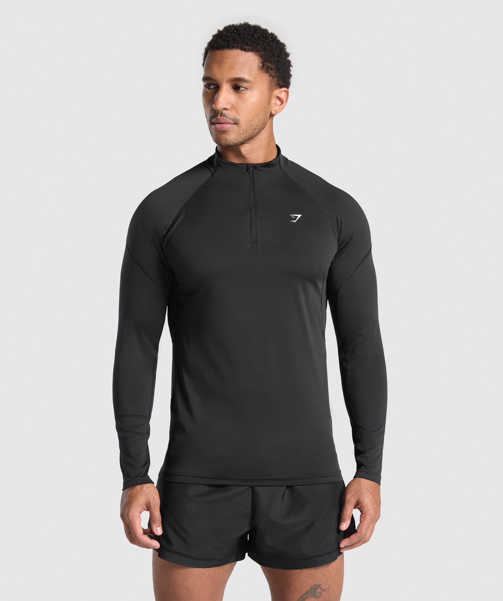 Gymshark Performance 1/4 Zip Black