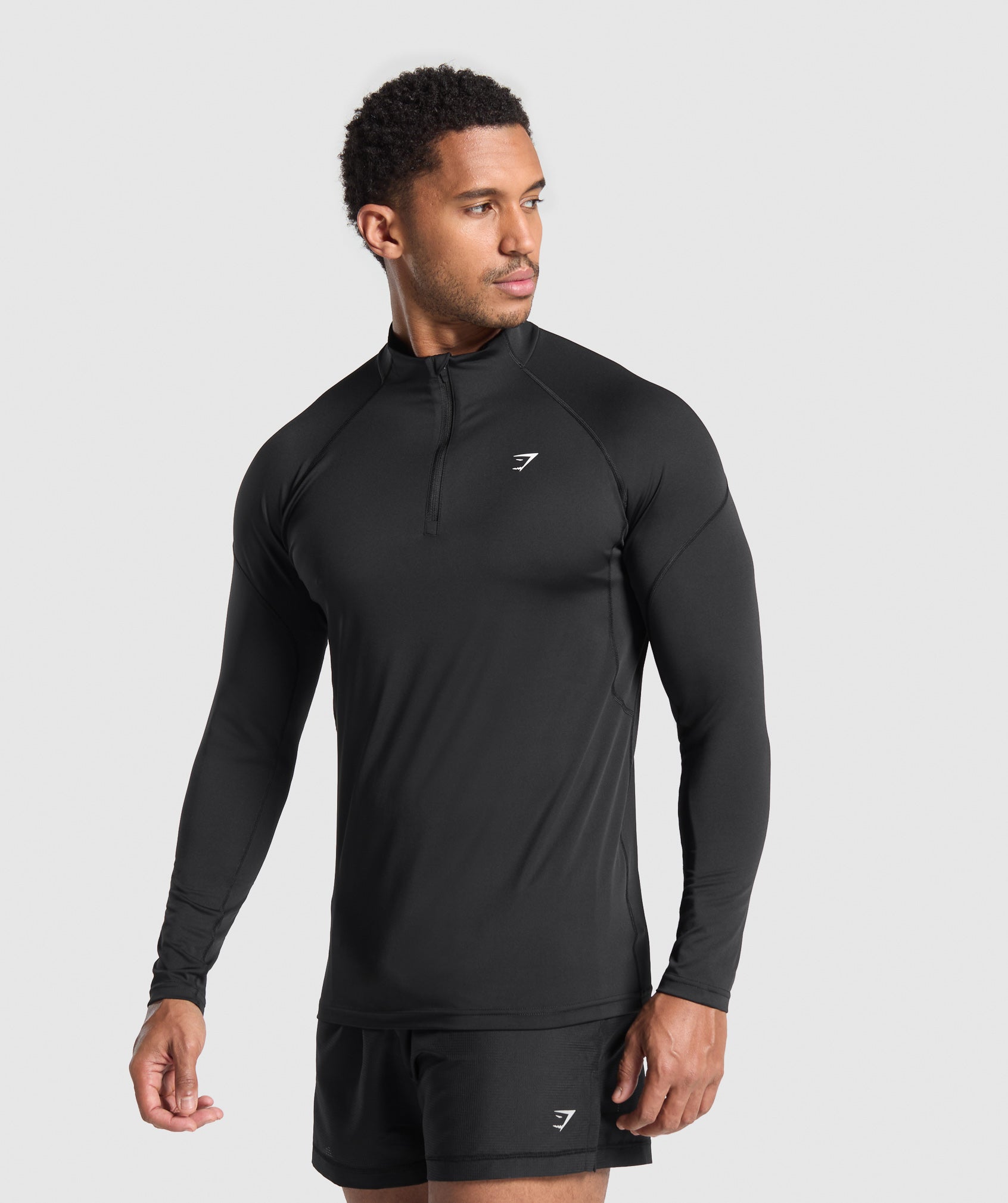 Gymshark Performance 1/4 Zip Black