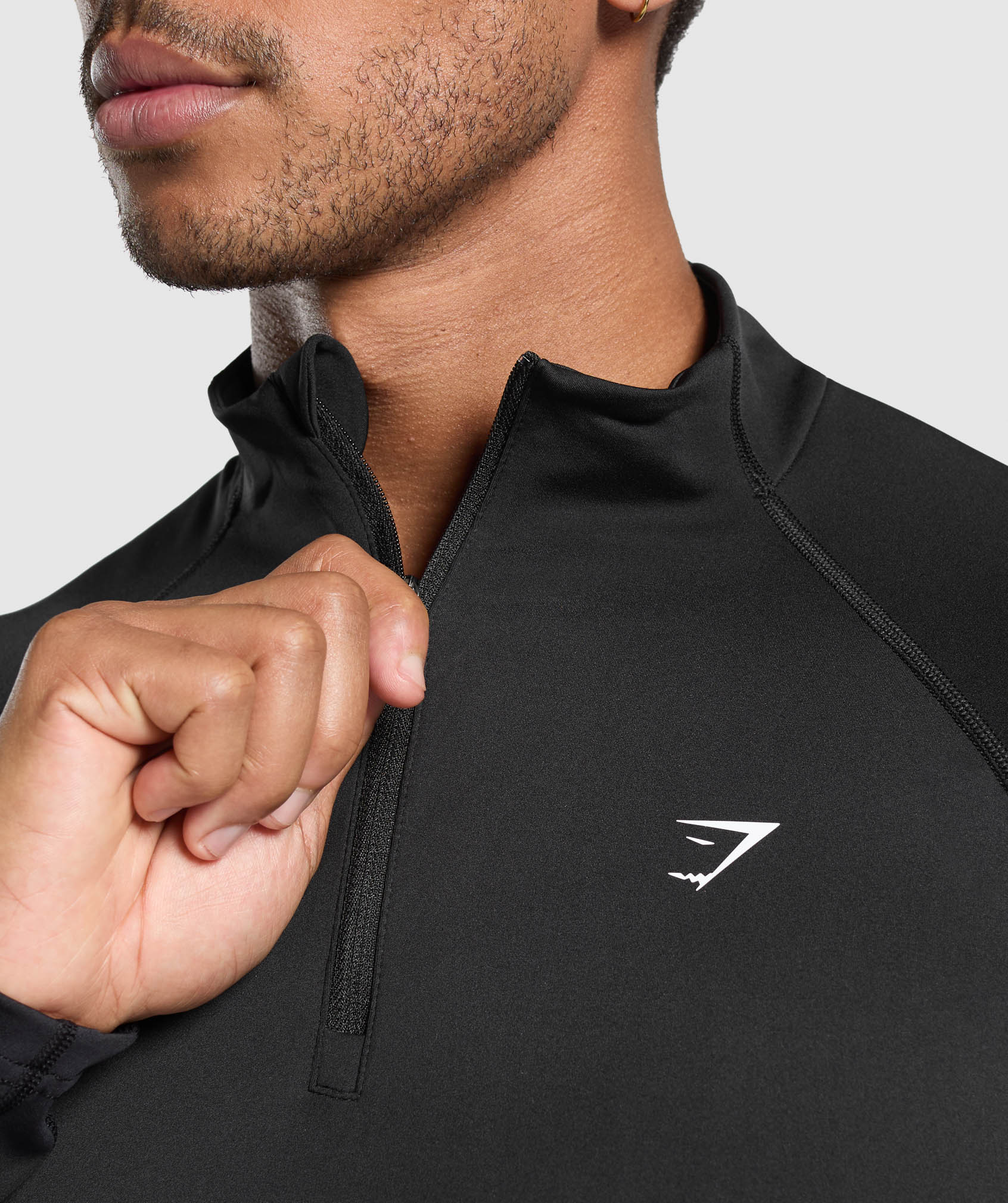 Gymshark Performance 1/4 Zip Black
