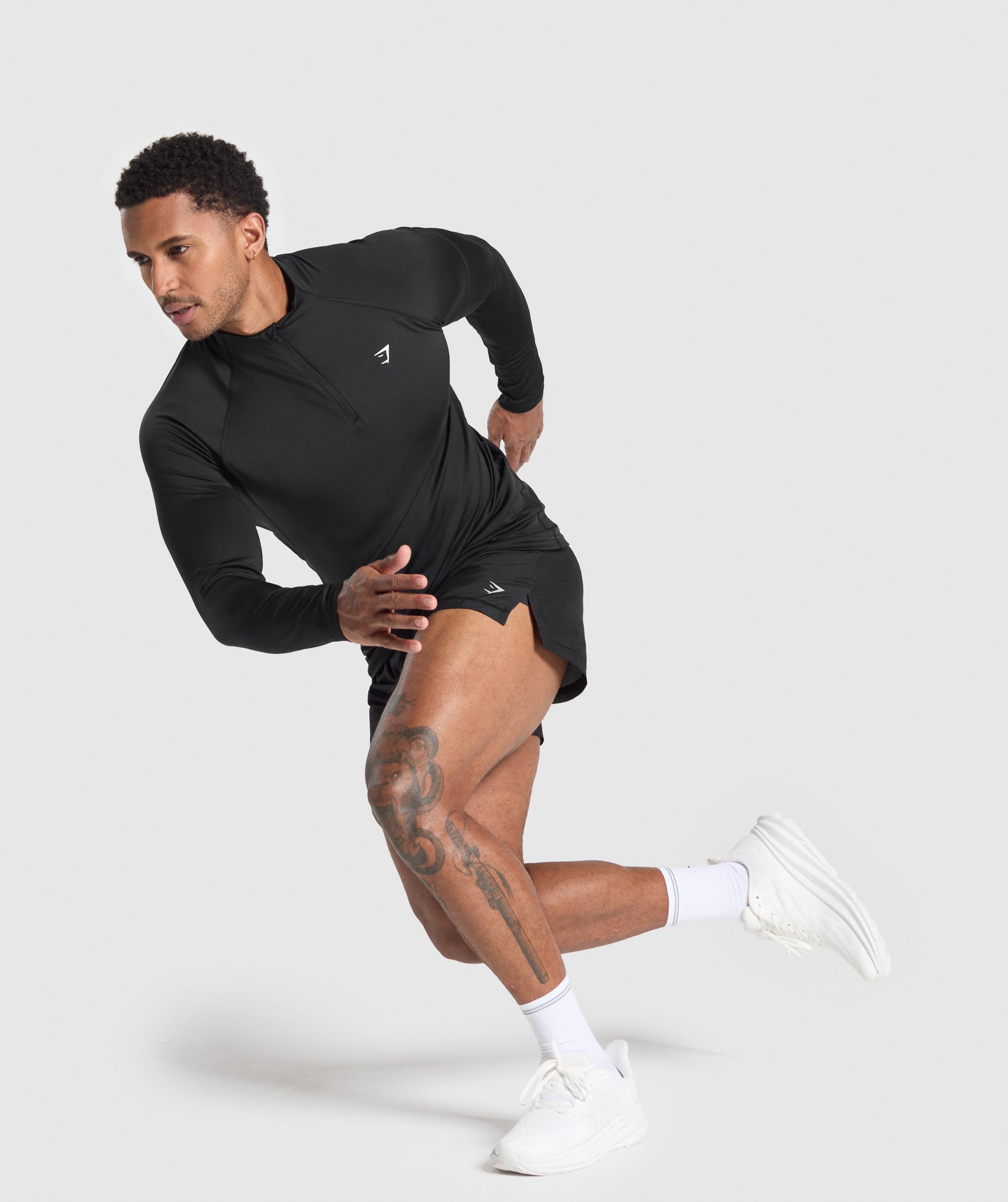 Gymshark Performance 1/4 Zip Black
