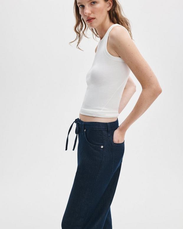 Rag & Bone Phoebe Drawstring Wide-Leg Jean