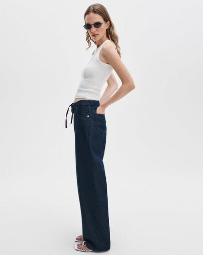 Rag & Bone Phoebe Drawstring Wide-Leg Jean