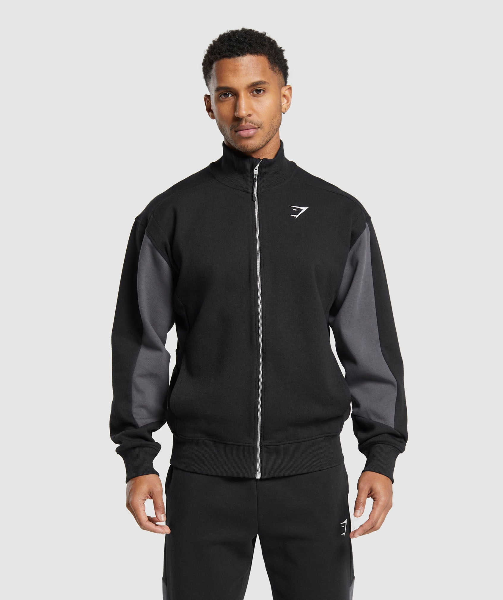 Gymshark Pique Track Jacket Black