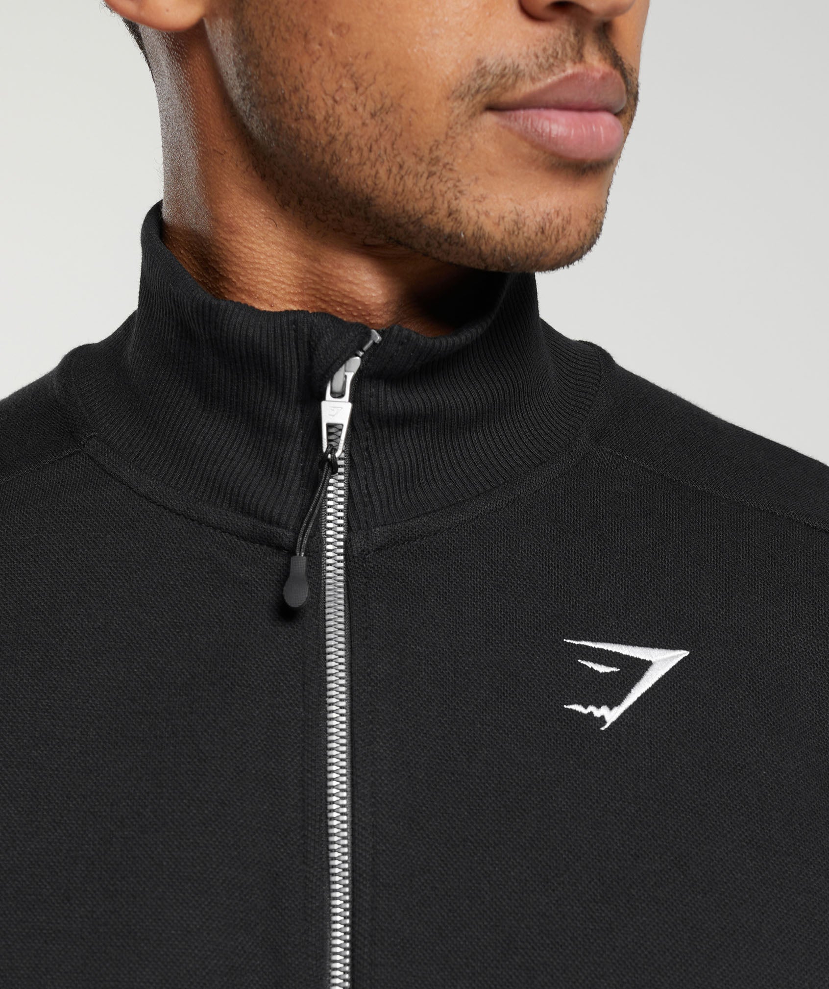 Gymshark Pique Track Jacket Black