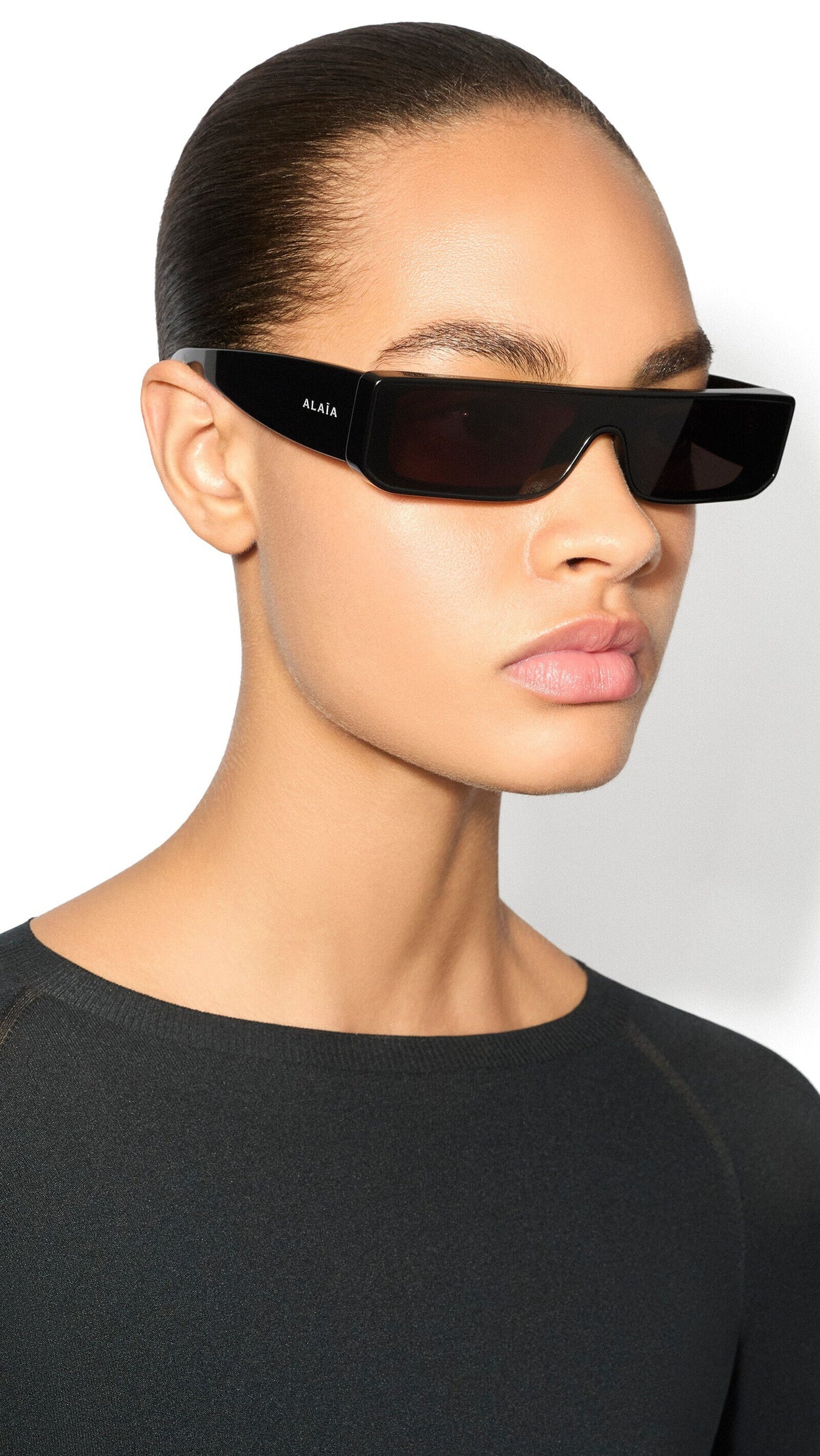 Alaïa Rectangular Mask Sunglasses
