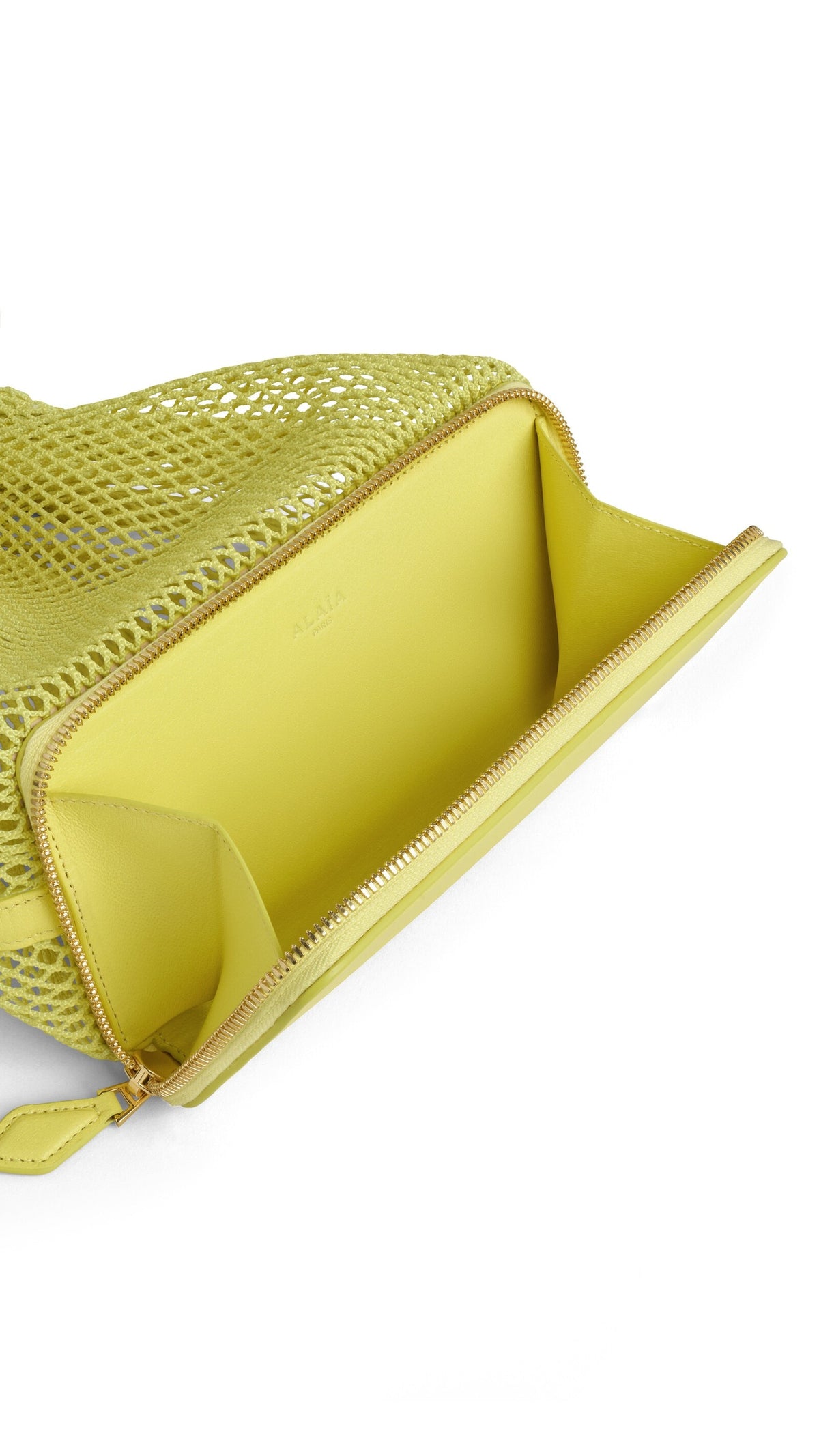 Alaïa Le Pochon Bag In Fishnet