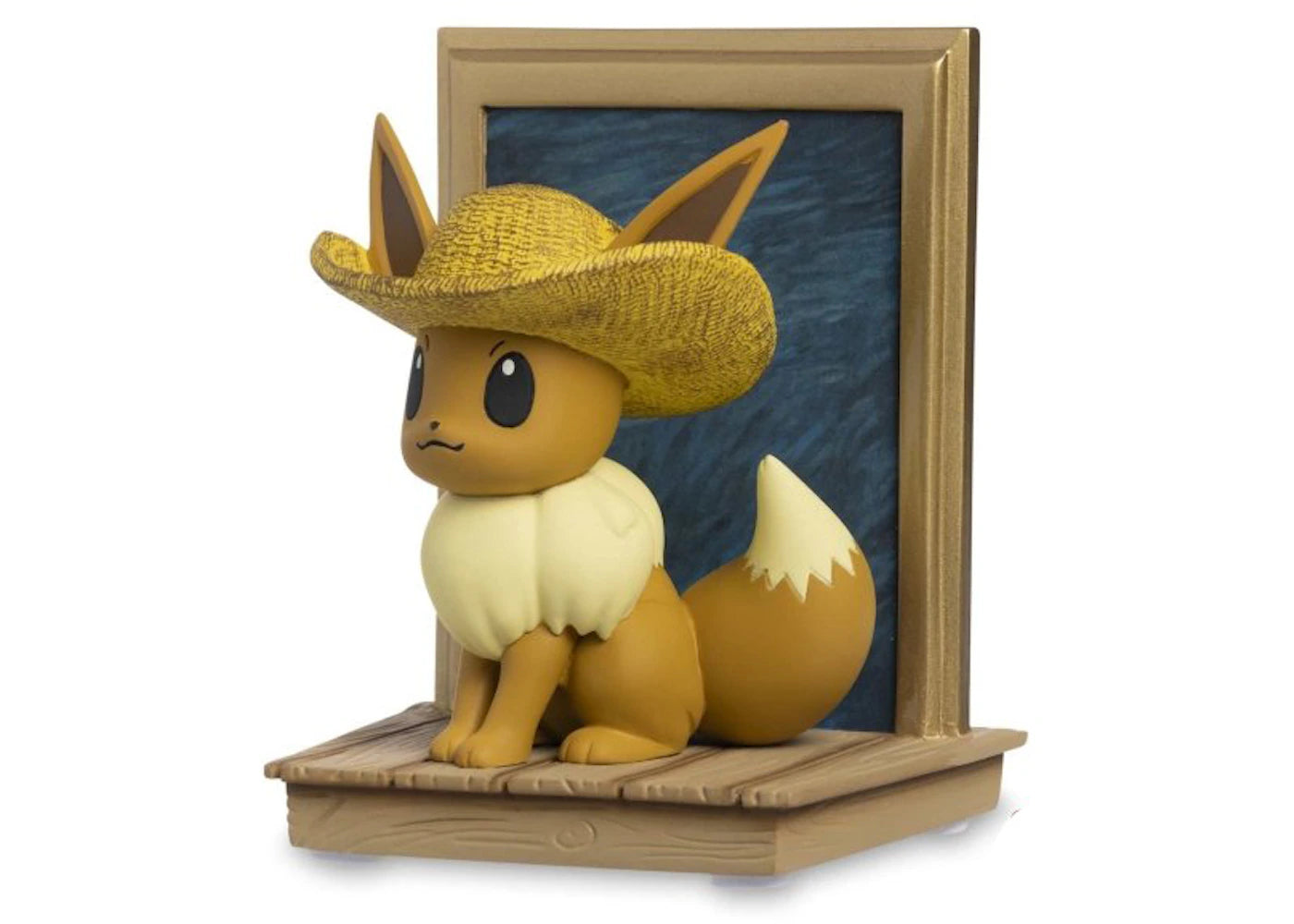 Pokemon Center X Van Gogh Museum: Eevee Inspired By Self-Portrait With Straw Hat Figure