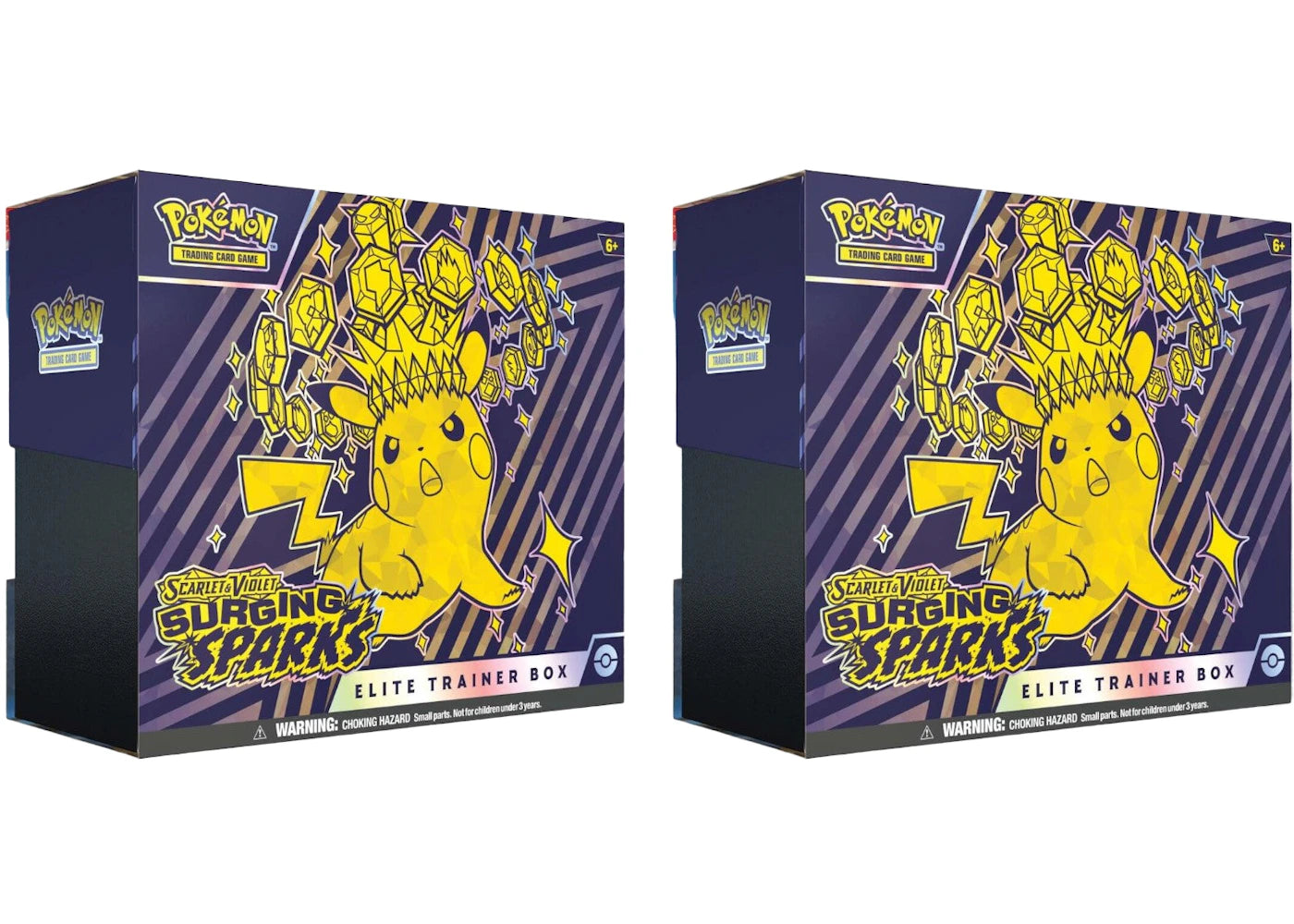 Pokemon Scarlet & Violet Surging Sparks Elite Trainer Box 2X Lot