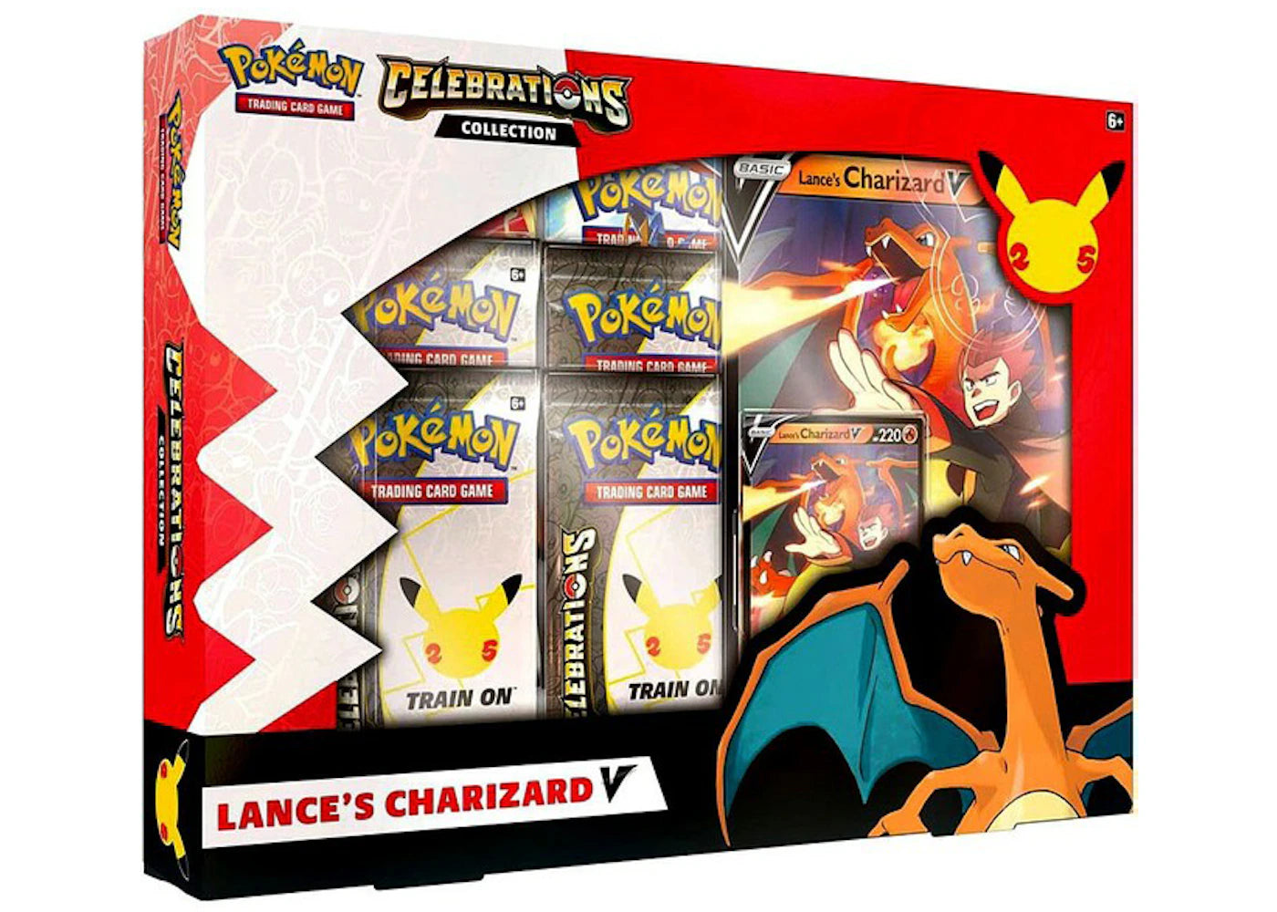 Pokemon Tcg 25Th Anniversary Celebrations V Box Lances Charizard V – Kicks  Machine