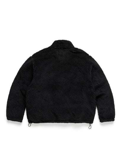 Denim Tears Polar Fleece Quarter Zip Jacket Black