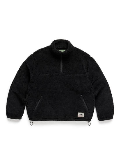 Denim Tears Polar Fleece Quarter Zip Jacket Black