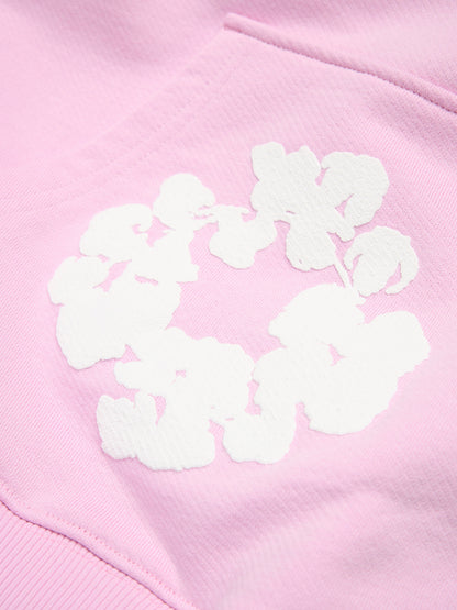 Denim Tears Cotton Wreath Hoodie Powder Pink