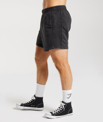 Gymshark Power Washed 5" Shorts Black