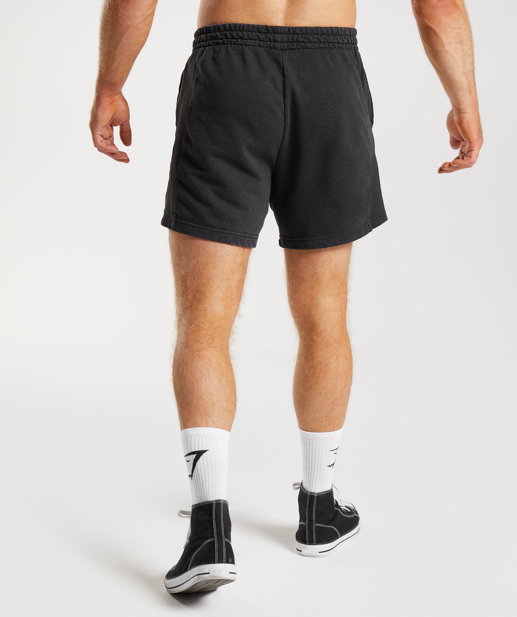 Gymshark Power Washed 5" Shorts Black