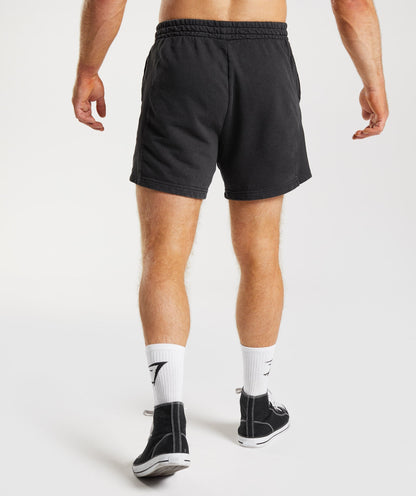 Gymshark Power Washed 5" Shorts Black