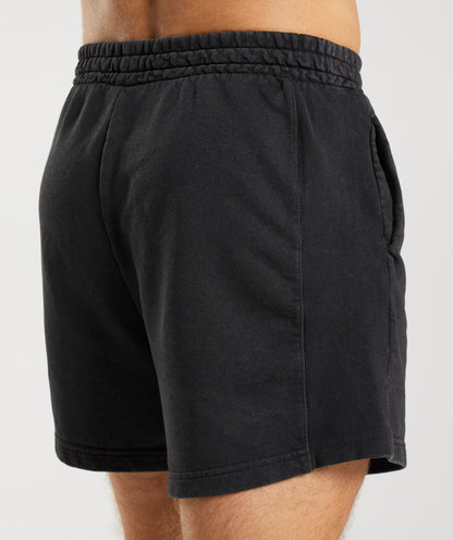 Gymshark Power Washed 5" Shorts Black