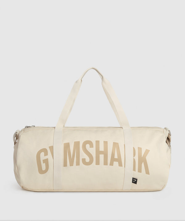 Gymshark Power Holdall Ecru White