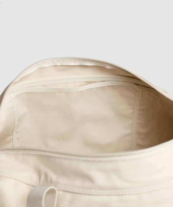 Gymshark   Power   Holdall   Ecru   White