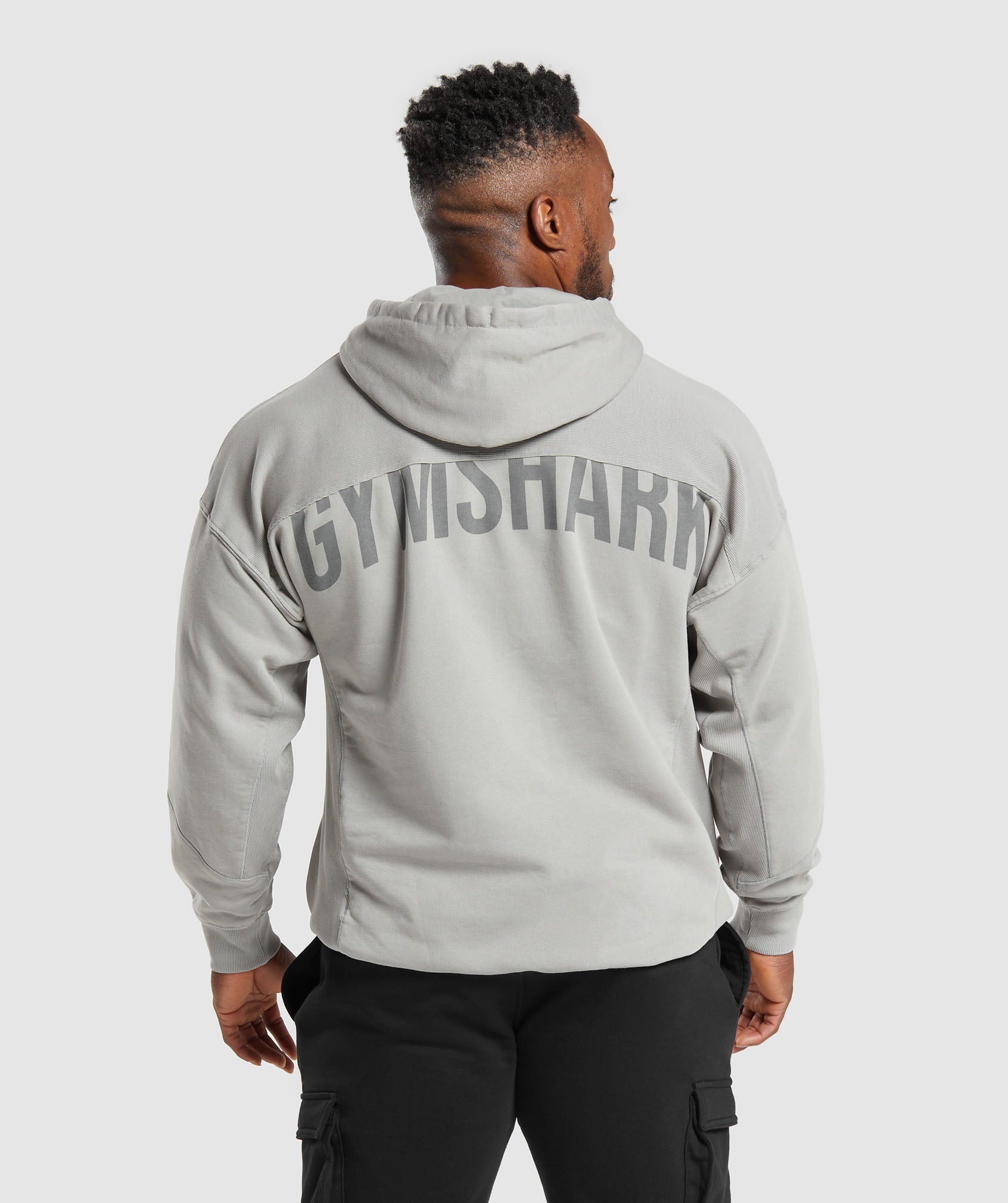 Gymshark Power Washed Hoodie Smokey Grey
