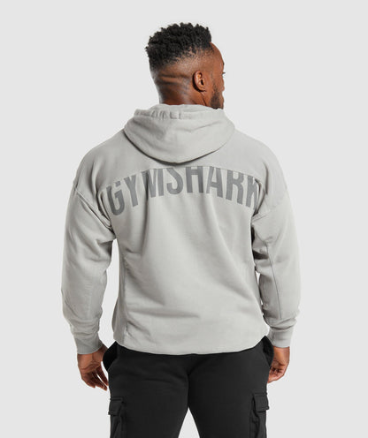 Gymshark Power Washed Hoodie Smokey Grey