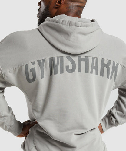 Gymshark Power Washed Hoodie Smokey Grey