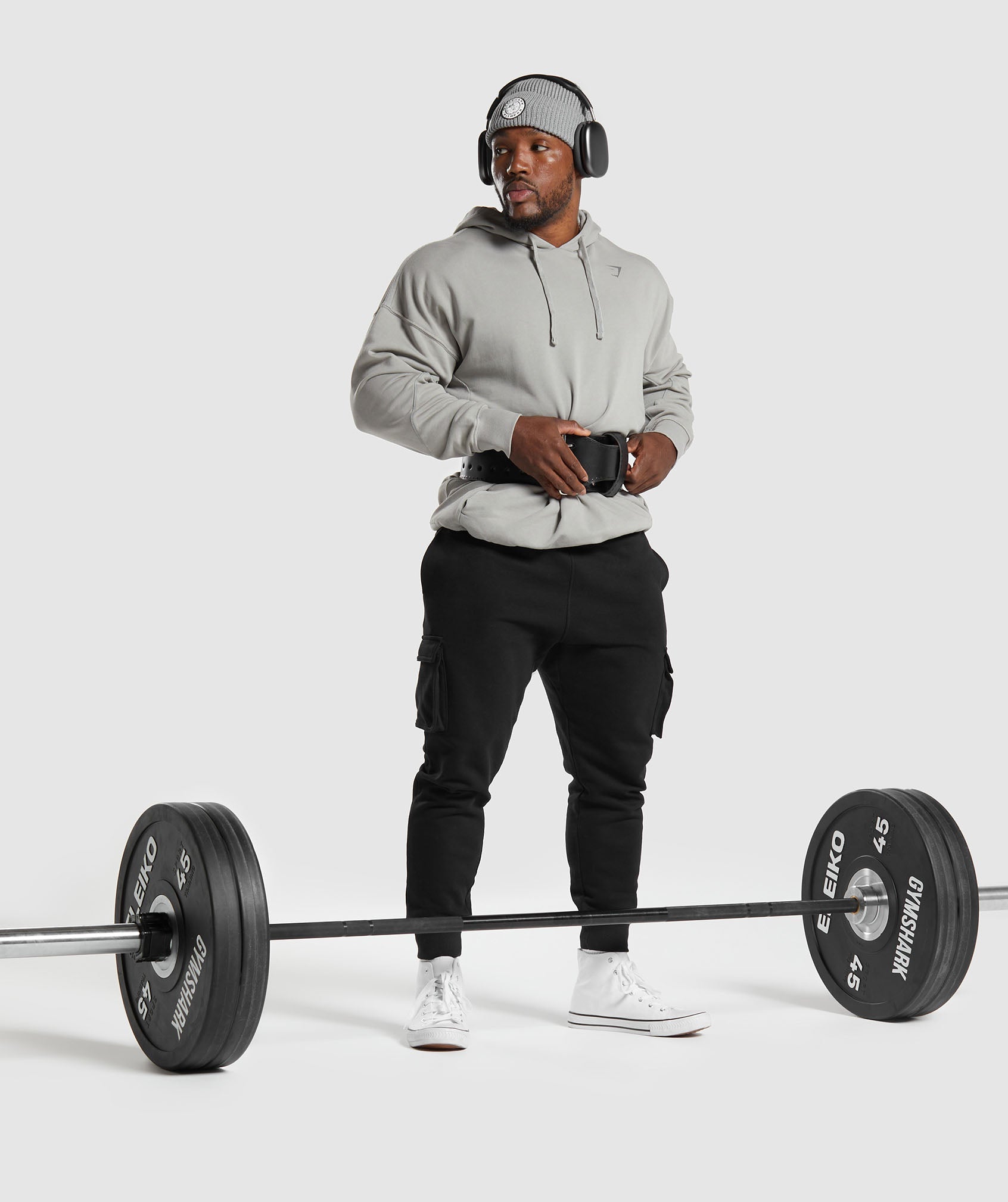 Gymshark Power Washed Hoodie Smokey Grey