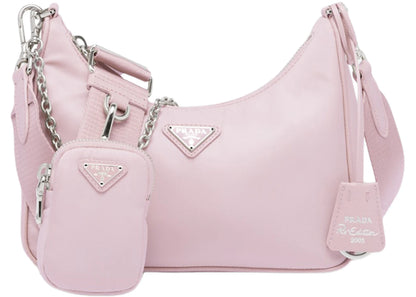 Prada 2005 Shoulder Bag Alabaster Pink