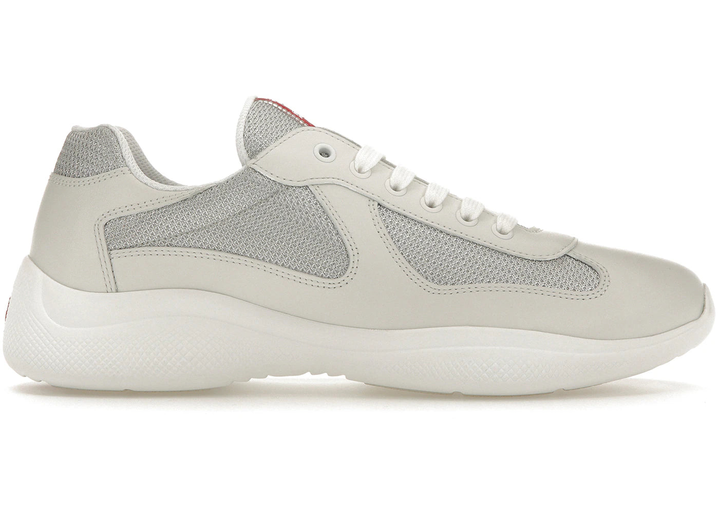 Prada America'S Cup White Silver