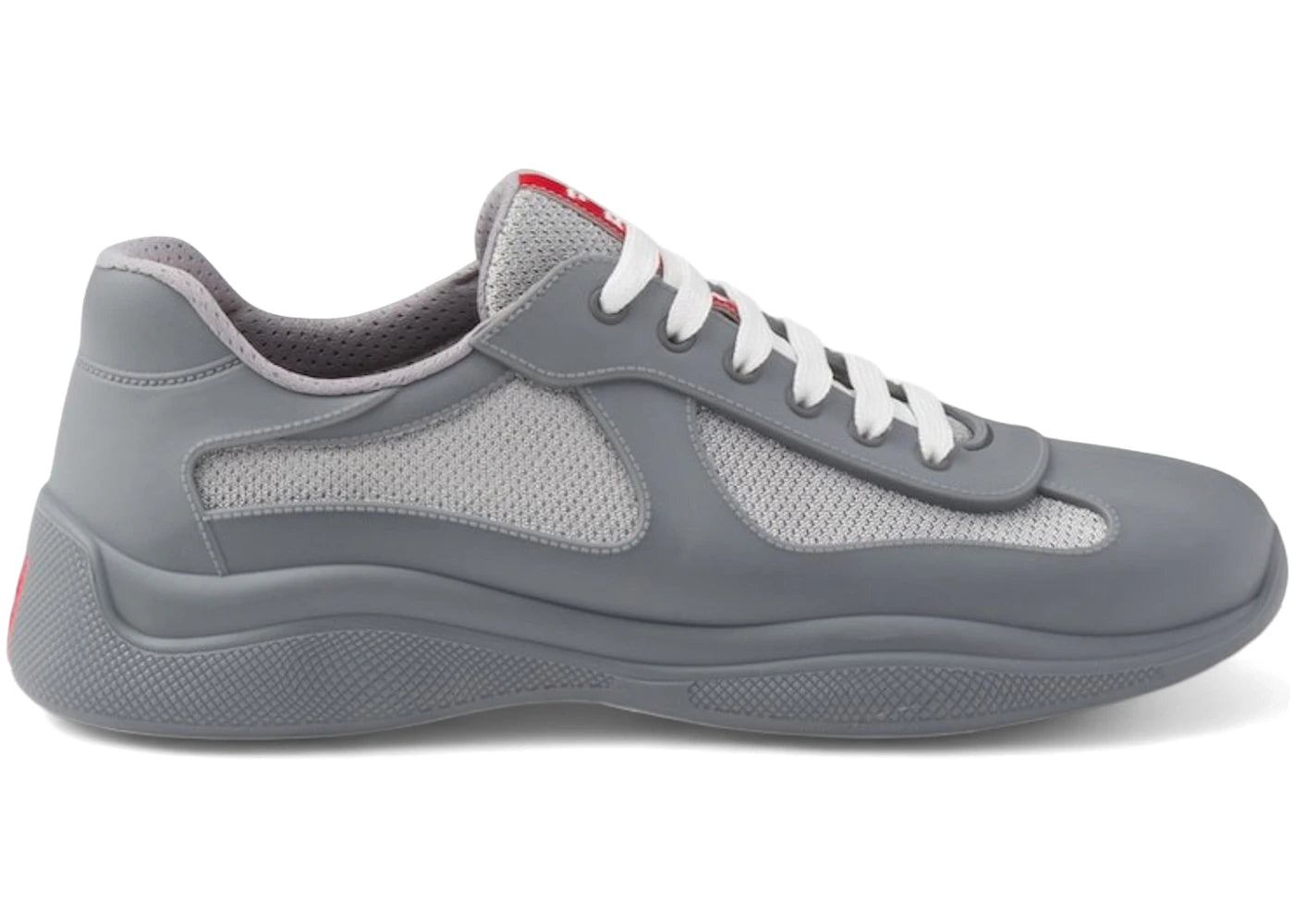 Prada America'S Cup Soft Rubber Steel Gray