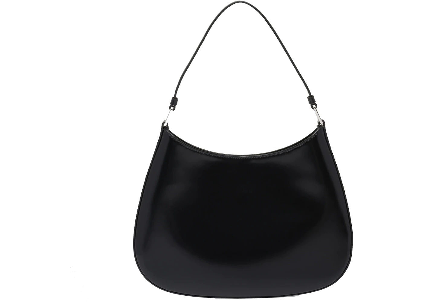 Prada Cleo Shoulder Bag Brushed Leather Black