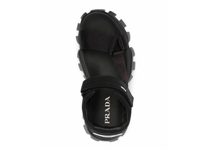 Prada Cloudbust Thunder Sandal Black Nylon