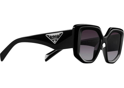 Prada Irregular Sunglasses Black (Spr14Z 1Ab-09S)