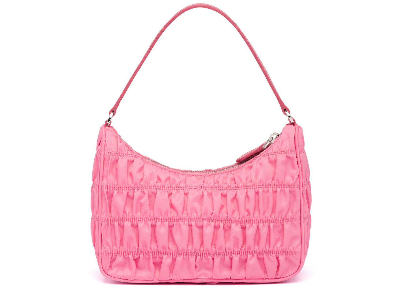 Prada Mini Bag Nylon And Saffiano Leather Pink