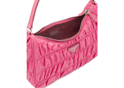 Prada Mini Bag Nylon And Saffiano Leather Pink