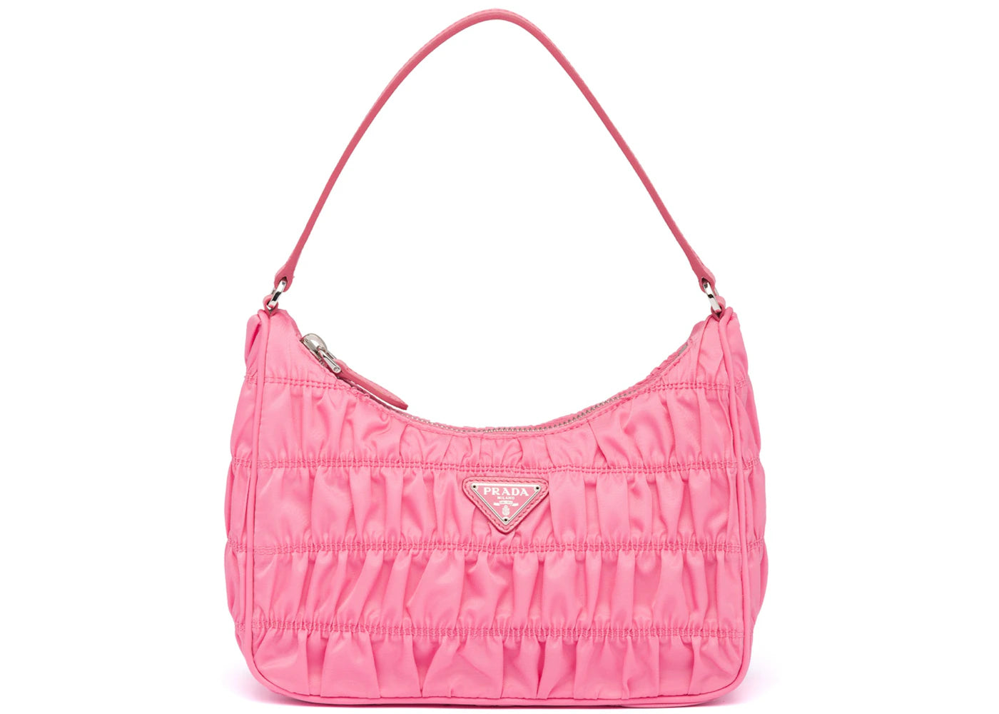 Prada Mini Bag Nylon And Saffiano Leather Pink