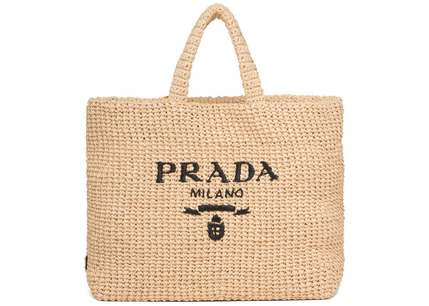 Prada Raffia Tote Bag Brown – Kicks Machine
