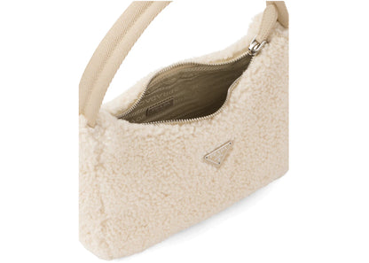 prada re-edition 2000 mini bag ecru