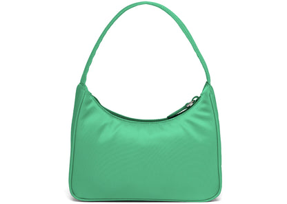 prada re-edition 2000 nylon bag mini mint green