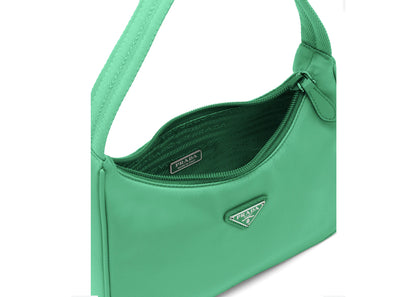 prada re-edition 2000 nylon bag mini mint green