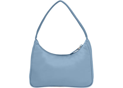 prada re-edition 2000 re-nylon mini bag celeste