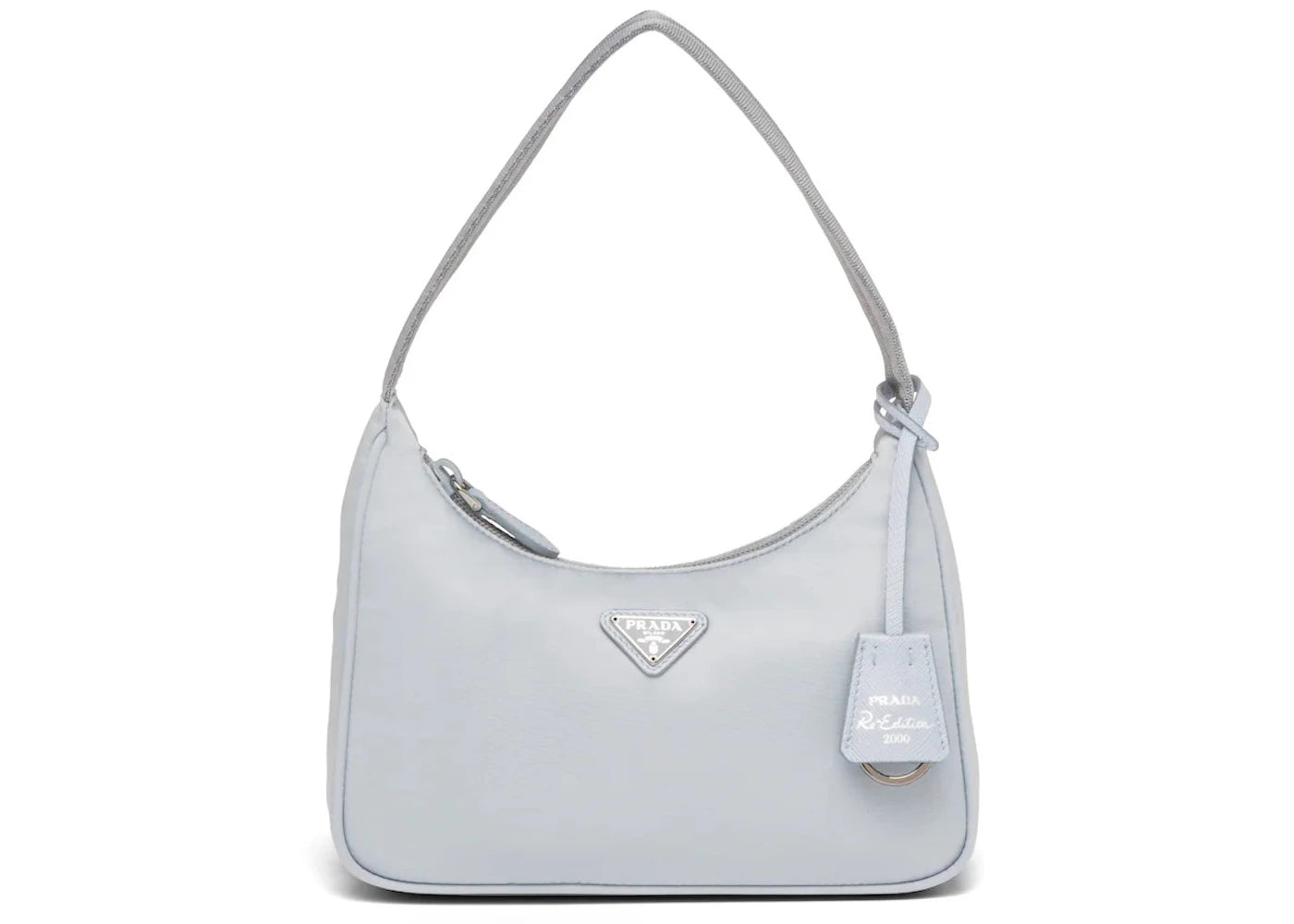 prada re-edition 2000 re-nylon mini bag cornflower blue