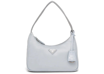 prada re-edition 2000 re-nylon mini bag cornflower blue