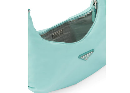 prada re-edition 2006 nylon bag jade green