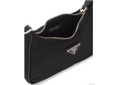 Prada Re-Edition Shoulder Bag Mini Nylon Black