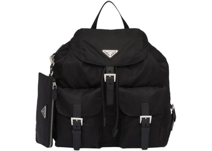 Prada Re-Nylon Backpack Medium Black