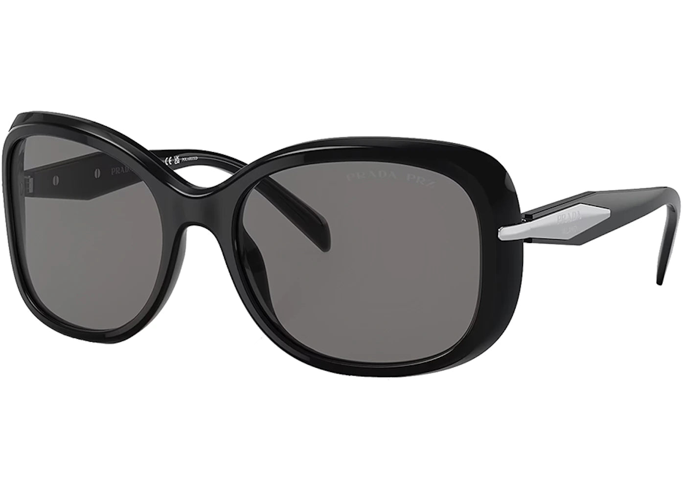 Prada Rectangle Sunglasses Black (Pr_04Zs_1Ab5Z1)