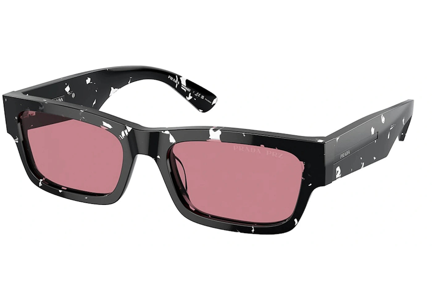 Prada Rectangle Sunglasses Black (Pr_A03S_15O70C)