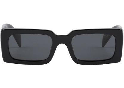 Prada Rectangle Sunglasses Black Spra07 1Abfs0