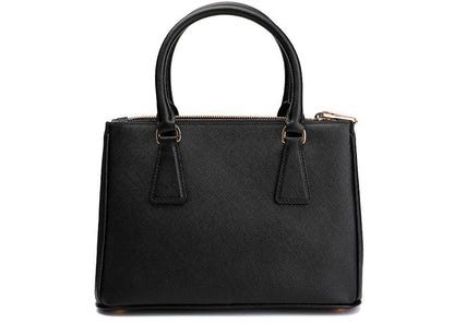 prada saffiano galleria bag small black