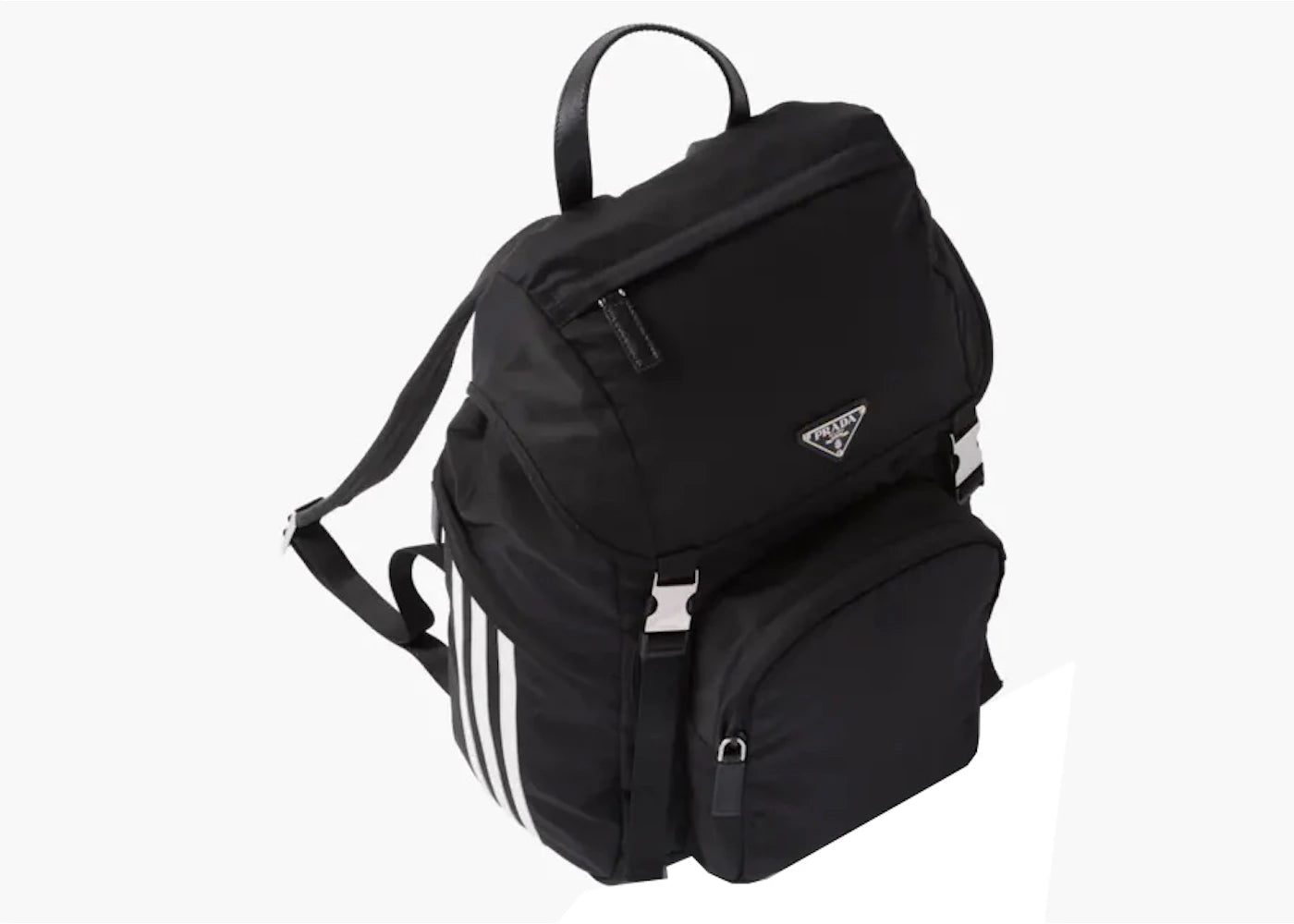 prada adidas re-nylon backpack black 